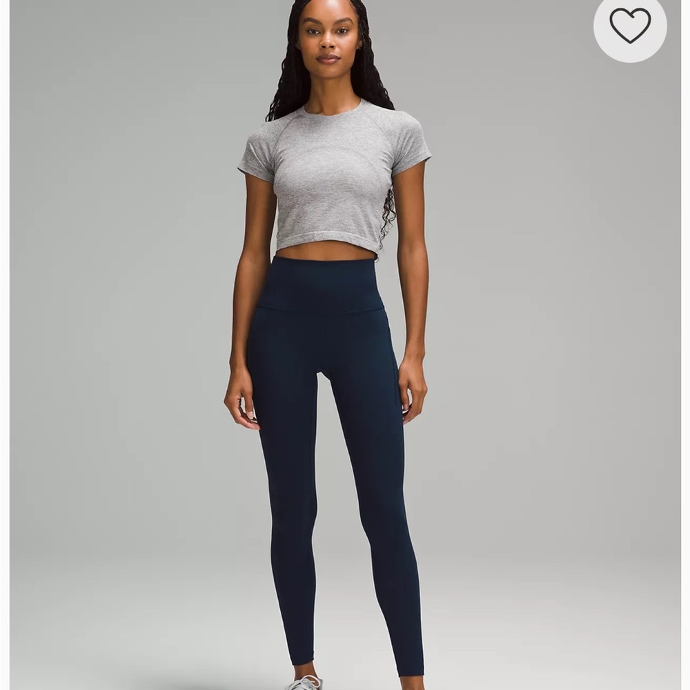Lululemon Wunder train high rise tights with pockets 28”